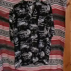 Cars and guitars shirt